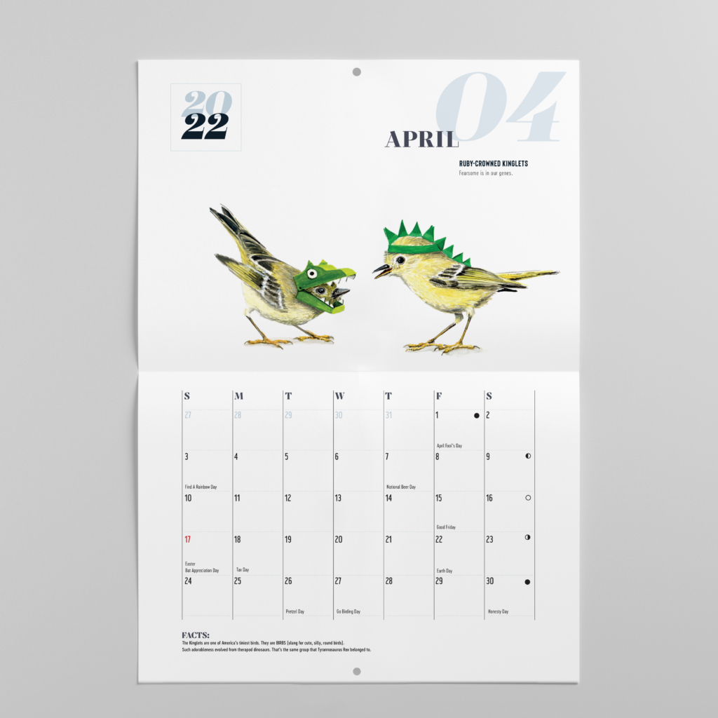 2022 bird calendar barbara schelling