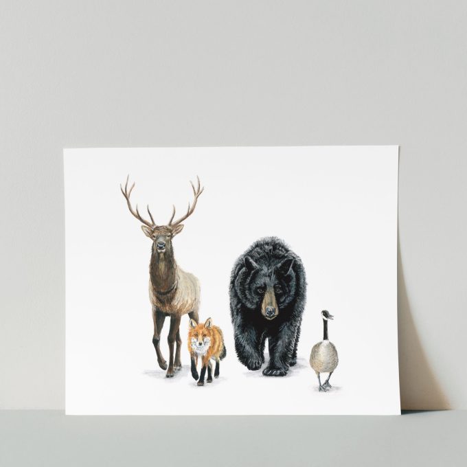 Forest Animals Print