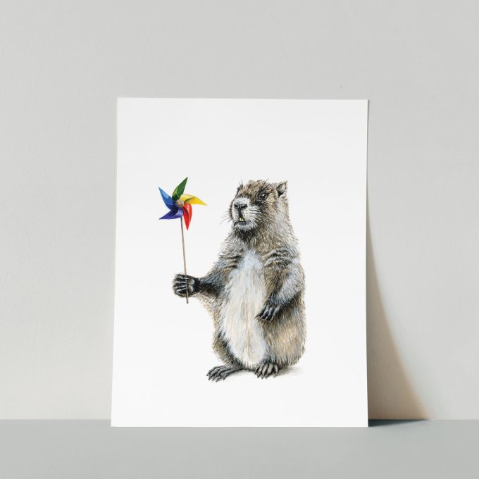 Marmot Print