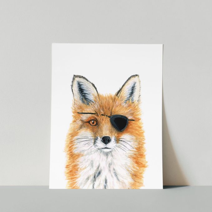 Red Fox Print
