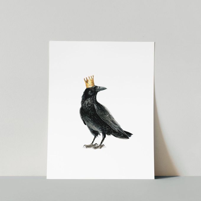 Reigning Raven Print