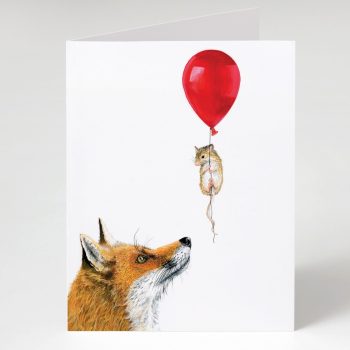 Fox and Mouse Card
