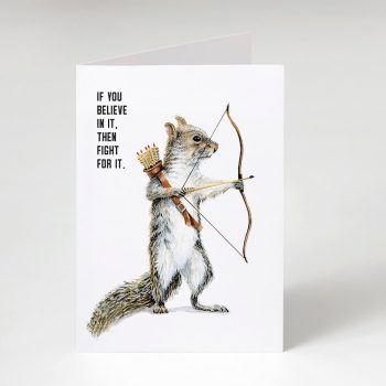 Squirrel Archer Card